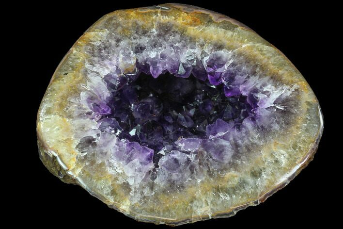 Unique, Deep Purple Amethyst Geode - Uruguay #87444